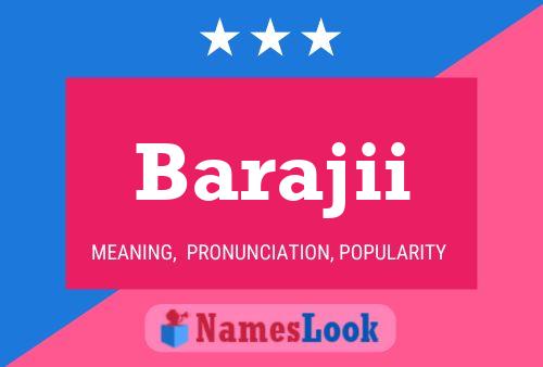 Barajii Name Poster