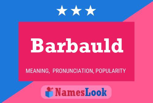 Barbauld Name Poster