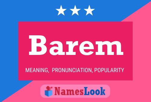 Barem Name Poster