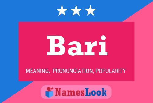 Bari Name Poster