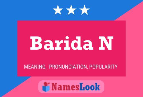 Barida N Name Poster