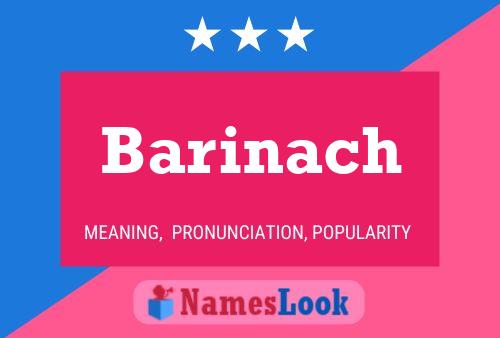 Barinach Name Poster