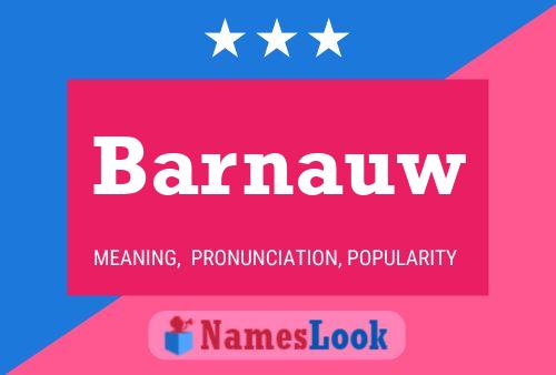 Barnauw Name Poster