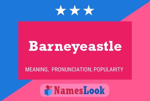 Barneyeastle Name Poster