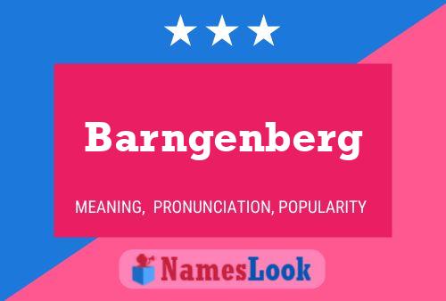 Barngenberg Name Poster