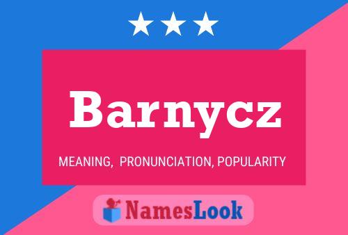 Barnycz Name Poster