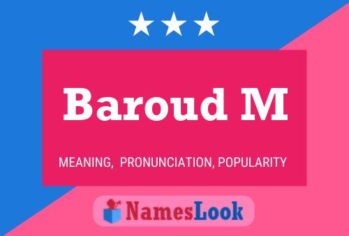 Baroud M Name Poster