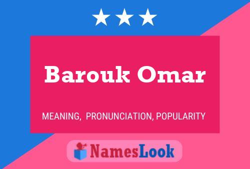 Barouk Omar Name Poster