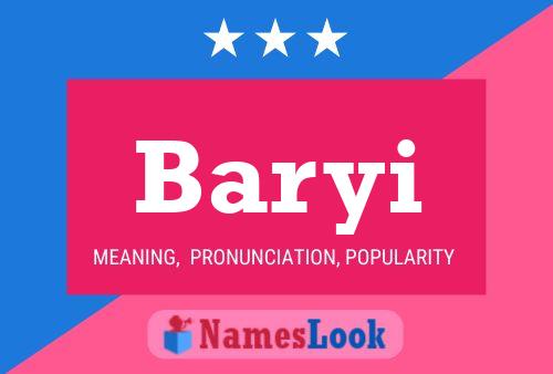 Baryi Name Poster