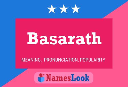 Basarath Name Poster