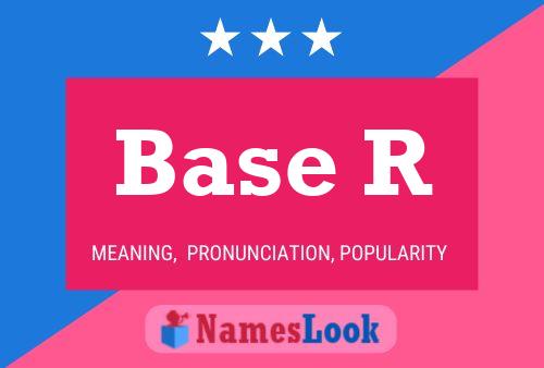 Base R Name Poster