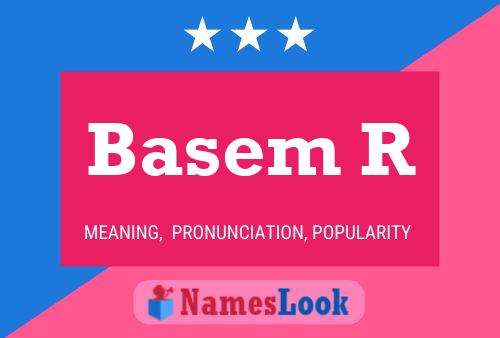 Basem R Name Poster