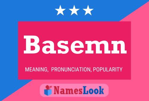 Basemn Name Poster