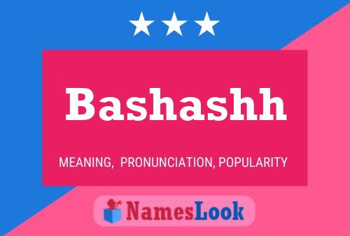 Bashashh Name Poster