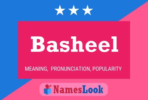 Basheel Name Poster