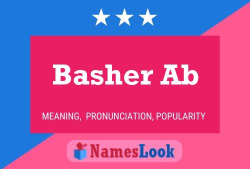 Basher Ab Name Poster