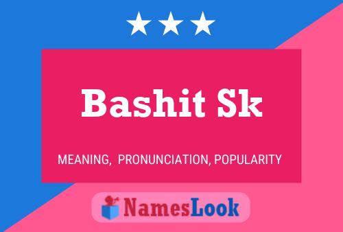 Bashit Sk Name Poster