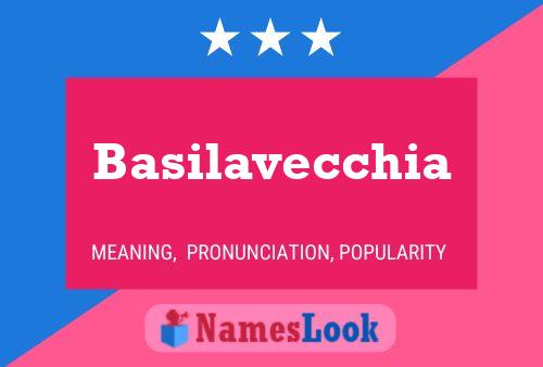 Basilavecchia Name Poster