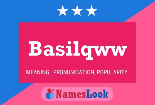 Basilqww Name Poster