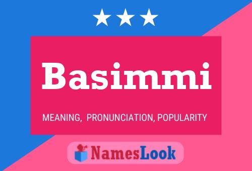 Basimmi Name Poster