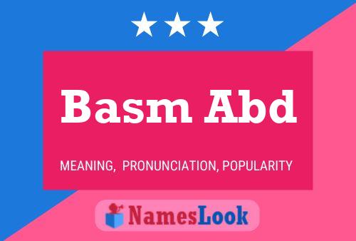 Basm Abd Name Poster