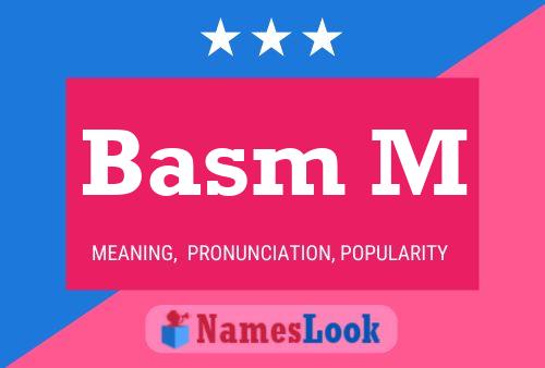 Basm M Name Poster