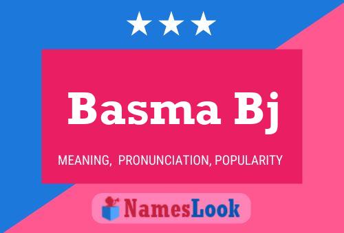 Basma Bj Name Poster