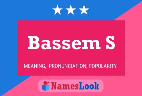 Bassem S Name Poster