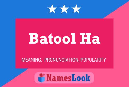 Batool Ha Name Poster