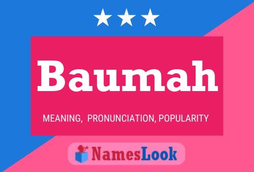 Baumah Name Poster