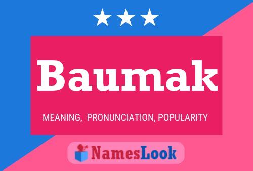 Baumak Name Poster