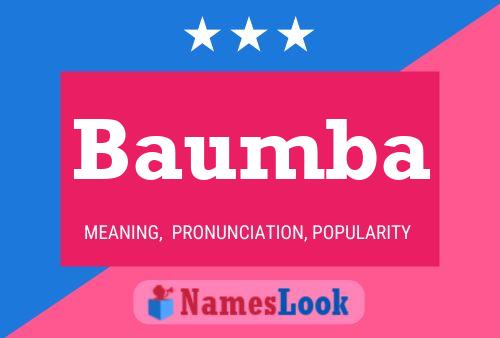 Baumba Name Poster