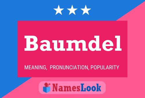 Baumdel Name Poster