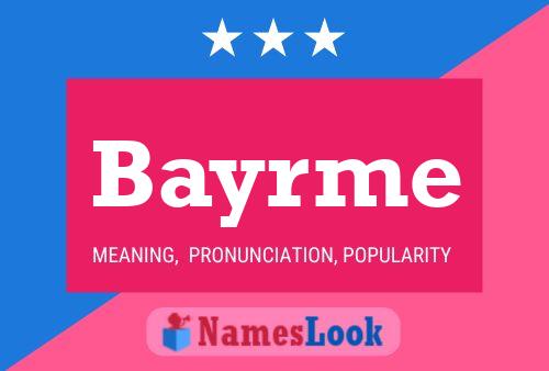 Bayrme Name Poster