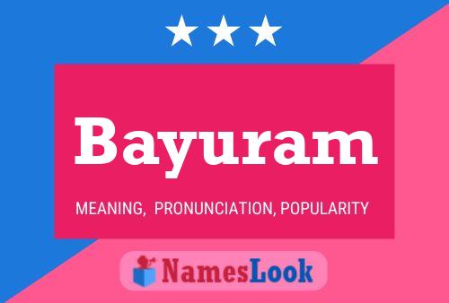 Bayuram Name Poster