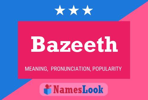 Bazeeth Name Poster