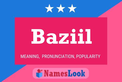 Baziil Name Poster