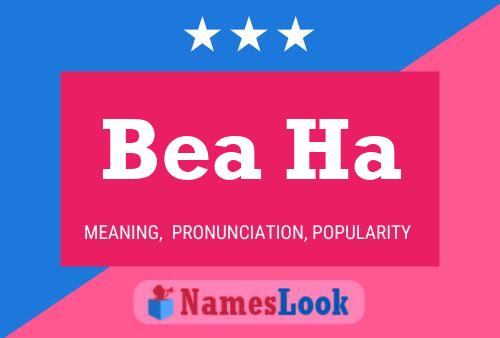 Bea Ha Name Poster