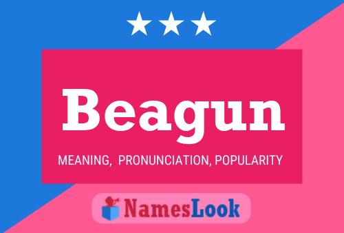 Beagun Name Poster