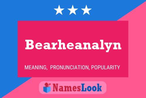 Bearheanalyn Name Poster