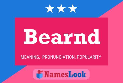 Bearnd Name Poster