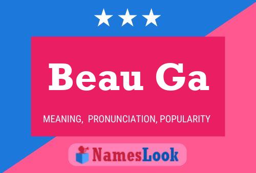 Beau Ga Name Poster