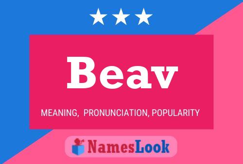 Beav Name Poster