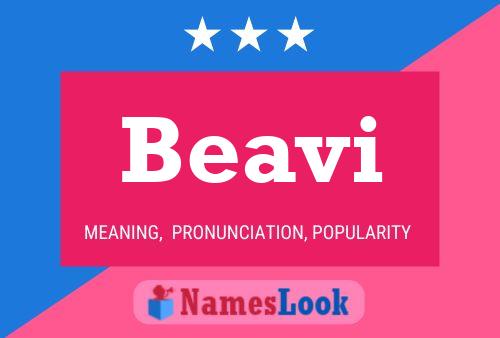 Beavi Name Poster