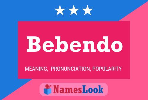 Bebendo Name Poster