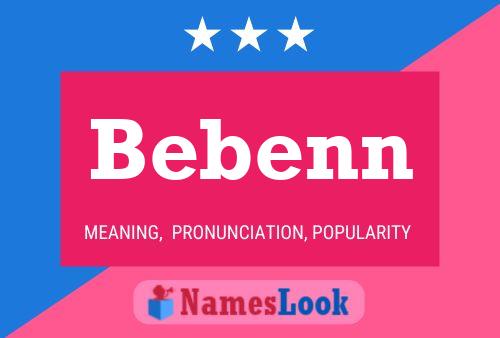 Bebenn Name Poster