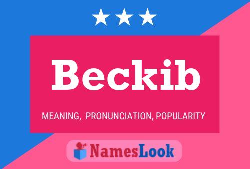 Beckib Name Poster