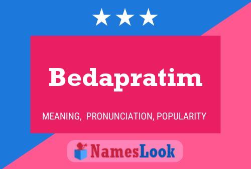 Bedapratim Name Poster