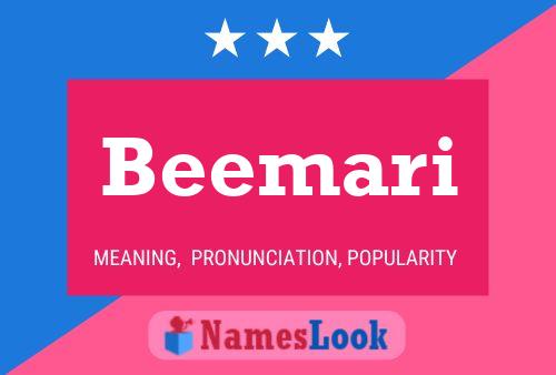 Beemari Name Poster