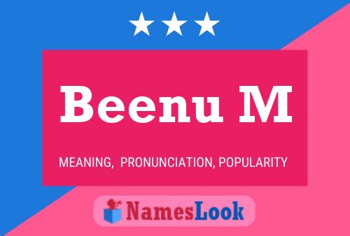 Beenu M Name Poster